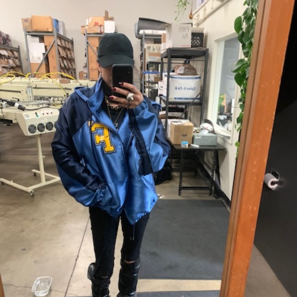 Fenty x Puma hoodie windbreaker satin Rihanna